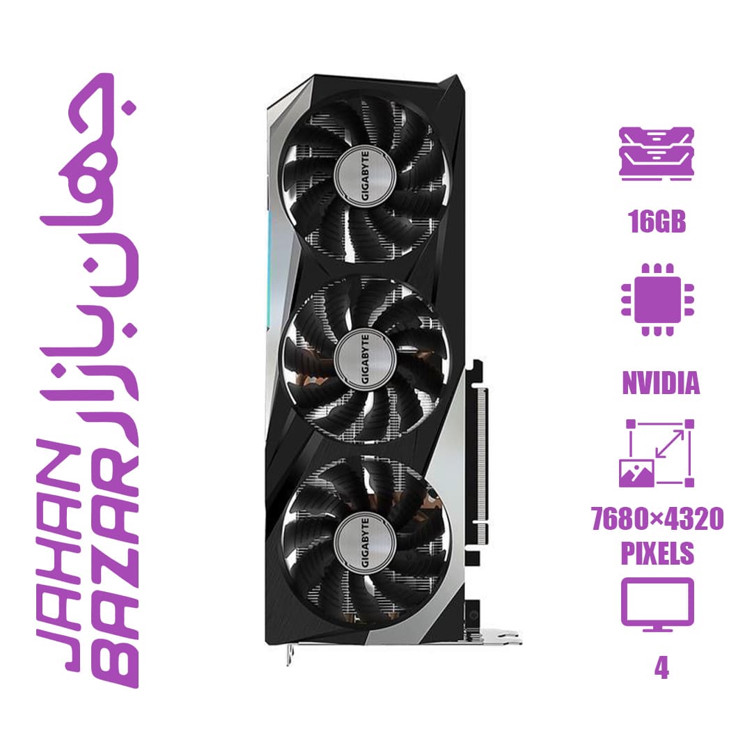 کارت گرافیک گیگابایت مدل RX 6800 XT OC Gaming حافظه 16 گیگابایت استوک — تصویر ۵