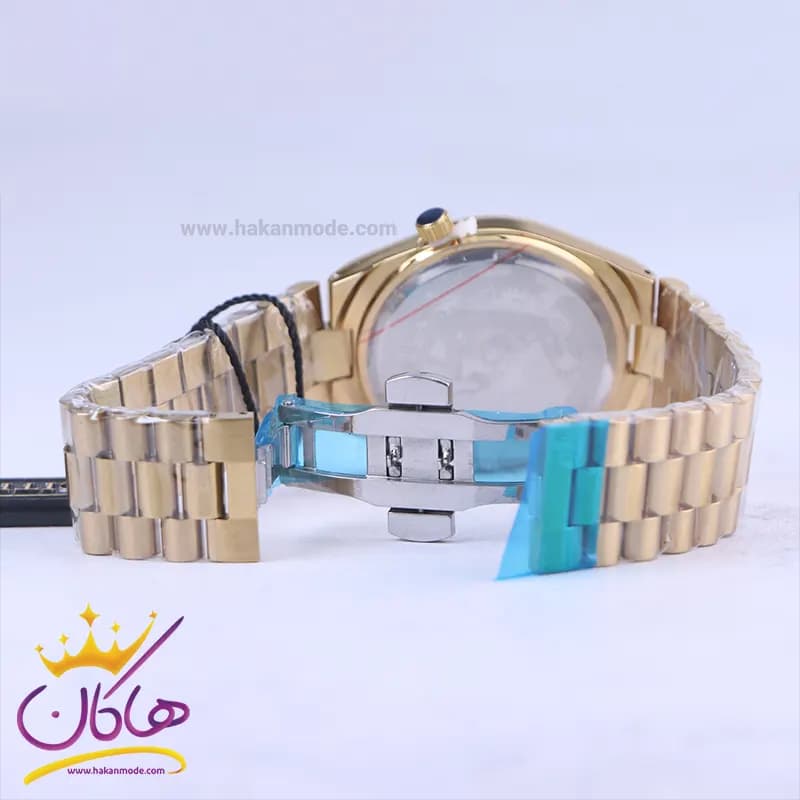 ساعت مچی مردانه سیتیزن فلزی طلایی صفحه مشکی 107334/3 — تصویر ۲