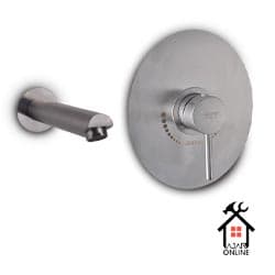 شیر روشویی توکار جزیره کروم مات مدل آکا