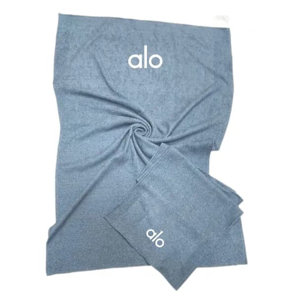 ست حوله باشگاهی 2 تکه طرح alo