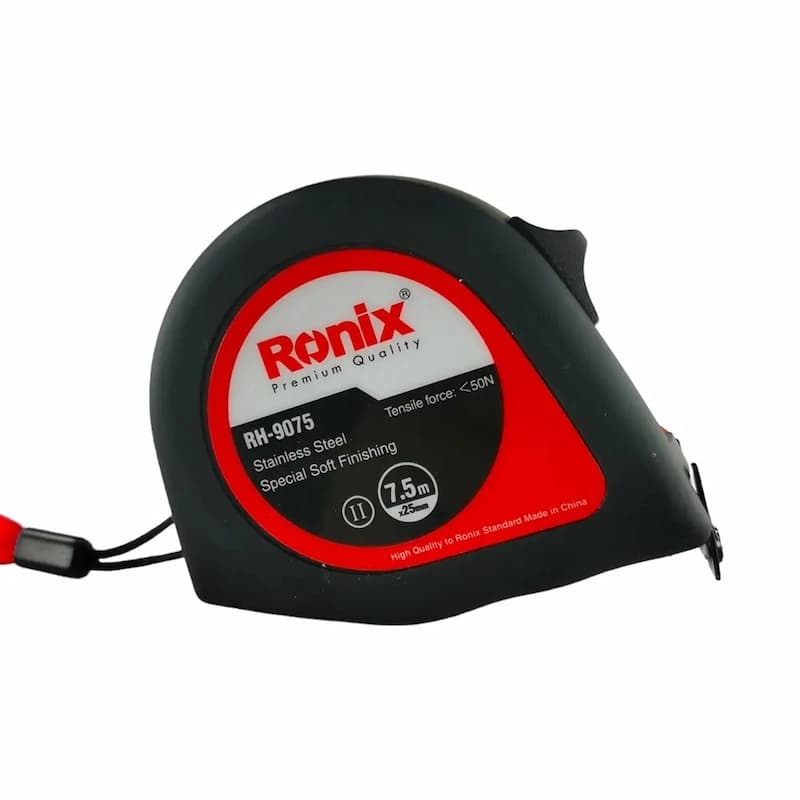 متر 7.5 متری رونیکس مدل RONIX RH-9075 عرض 25 میلی متر مگنتی — تصویر ۲