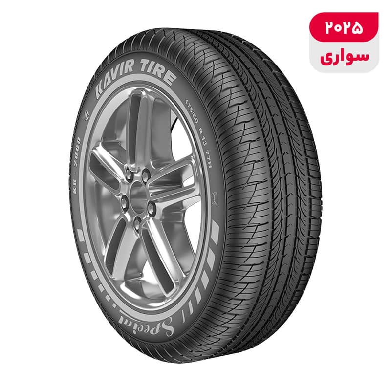 لاستیک خودرو کویر موتور مدل AT_452 سایز 175/60/13 تولید سال 2026 تک حلقه — تصویر ۲