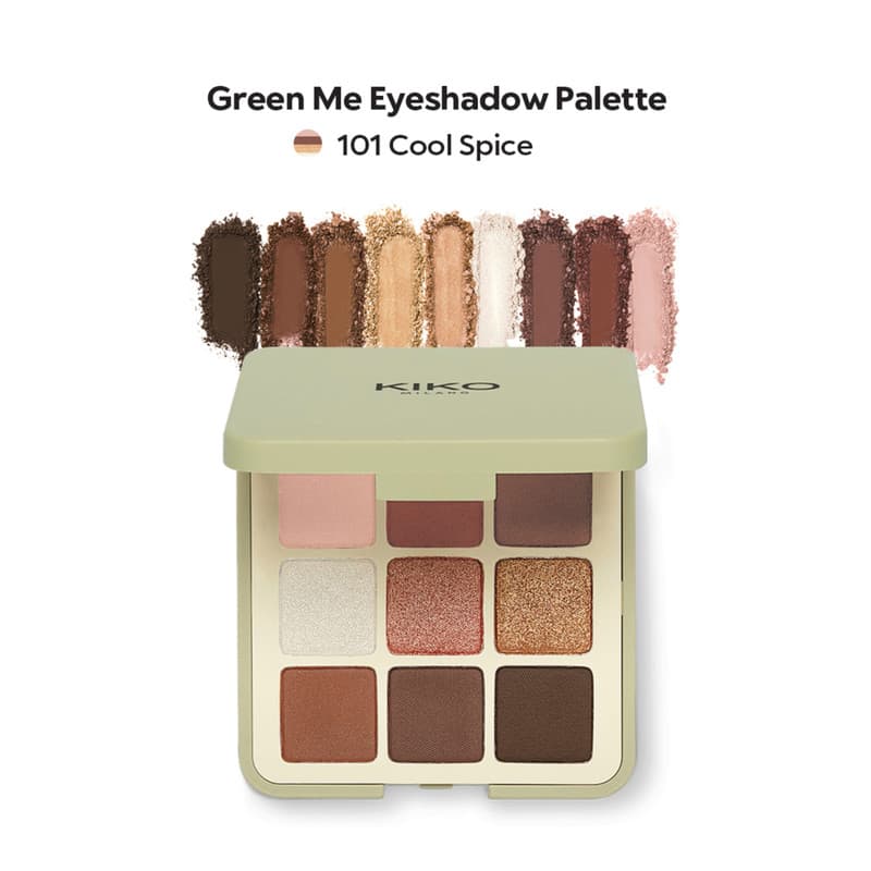 پالت سایه چشم کیکو میلانو مدل Green Me شماره 101 — تصویر ۳