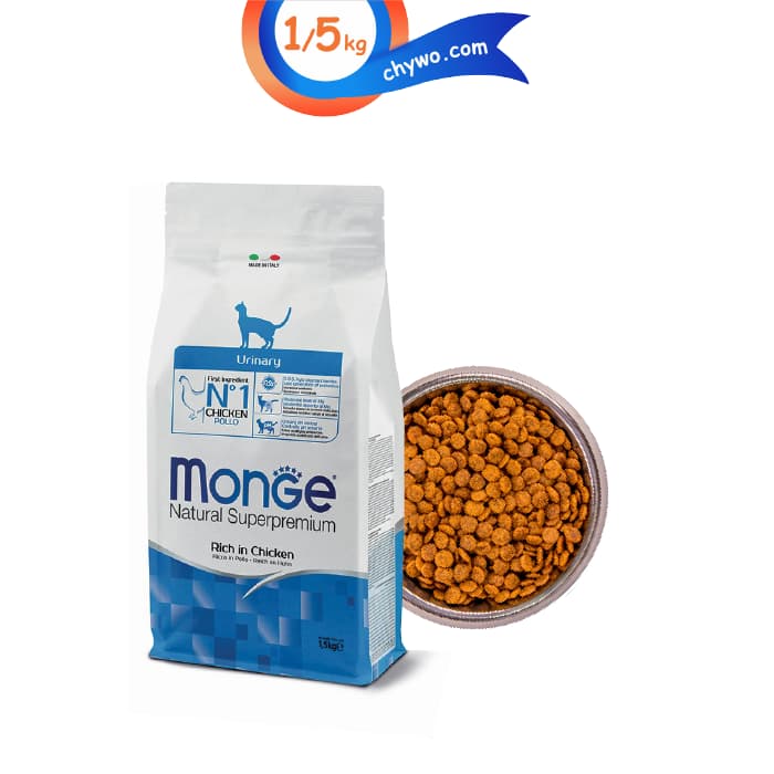 غذای خشک گربه بالغ مونژه یورینری سوپرپریمیوم وزن 1/5 کیلوگرم Monge Urinary