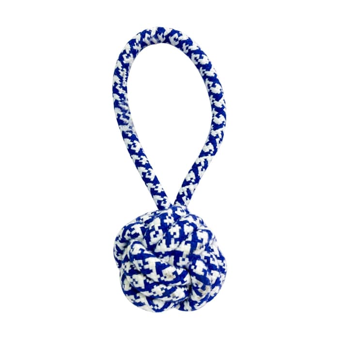 اسباب بازی طنابی سگ مدل توپی (طول 20 سانتی متری) کد 106078 — تصویر ۲