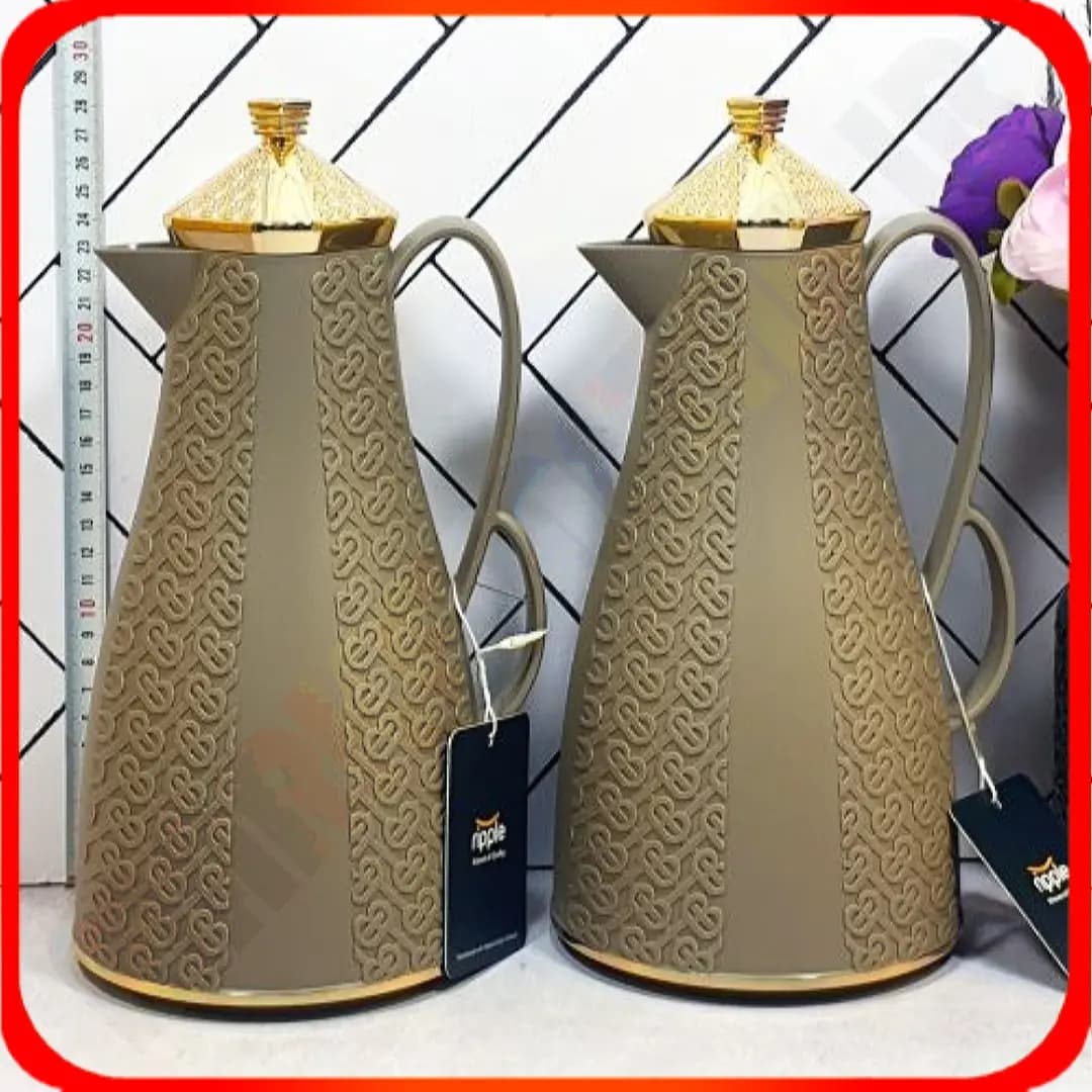 RIPPLEORBIT فلاکس فانتزی چای وقهوه /قهوه ای طلایی