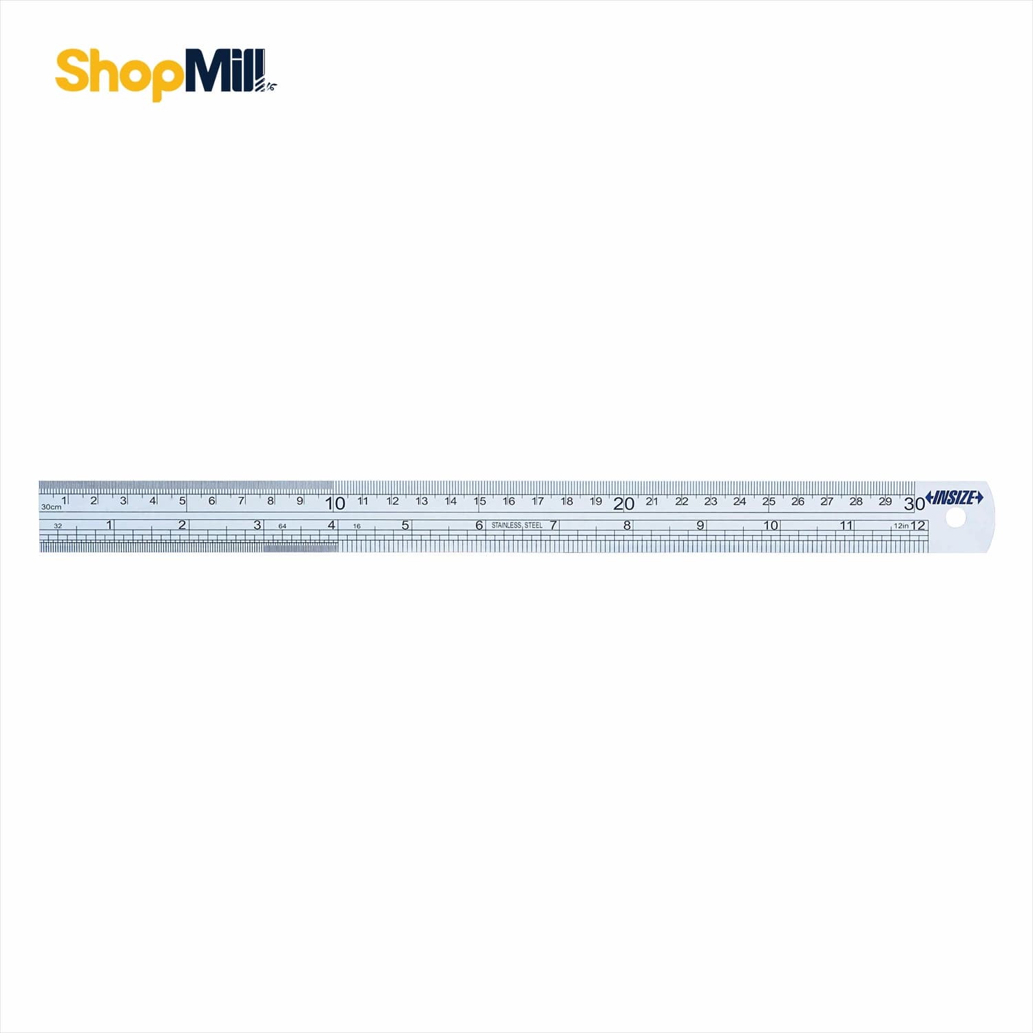 خط کش فلزی 30 سانتی اینسایز (Insize) مدل 300-7110