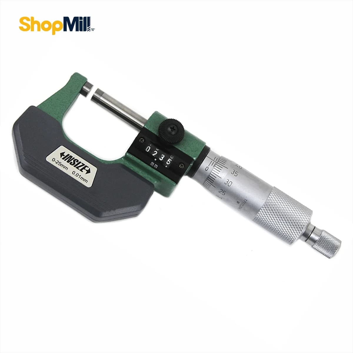 میکرومتر اینسایز (Insize) 25-0 میلی متر خارج سنج کنتور دار مدل 25-3400