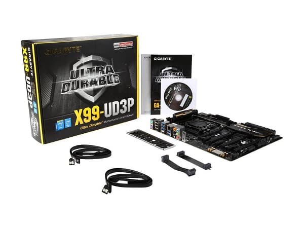 باندل مادربرد گیگابایت استوک Bundell Gigabyte MB X99-UD3P+ intel i7 — تصویر ۴
