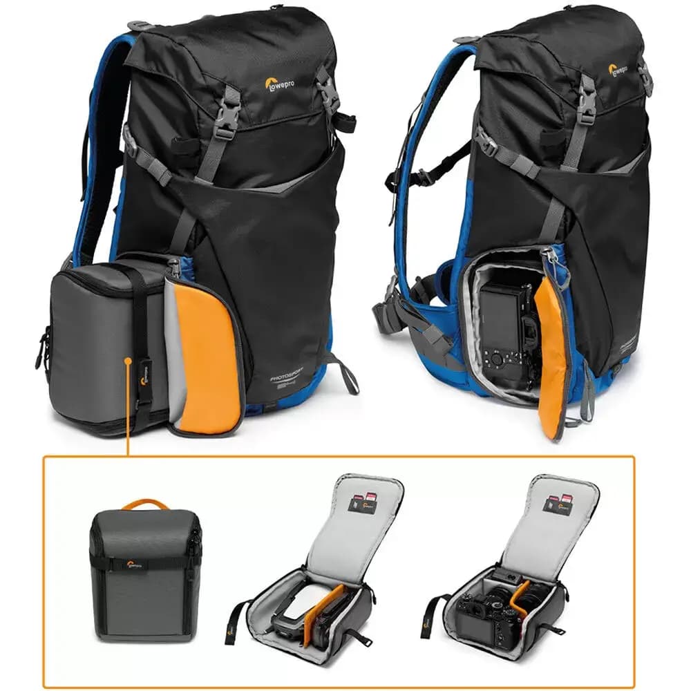 کوله پشتی لوپرو Lowepro PhotoSport BP 24L AW III Photo Backpack (مشکی/طوسی) — تصویر ۷