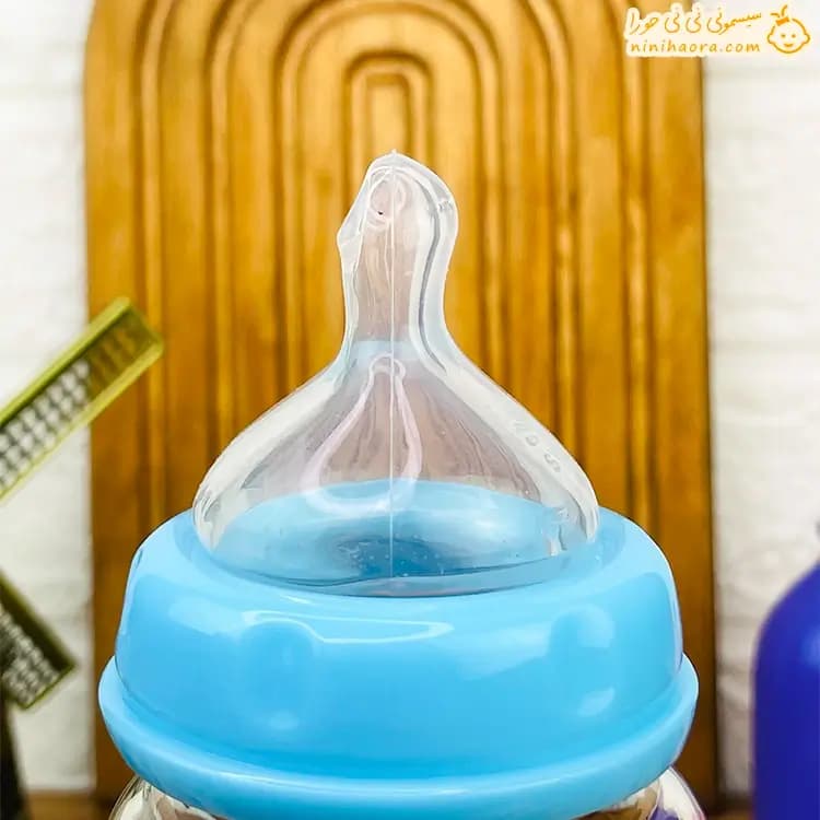 شیشه شیر پیرکس دهانه عریض 240 میل بی بی لند463 — تصویر ۴