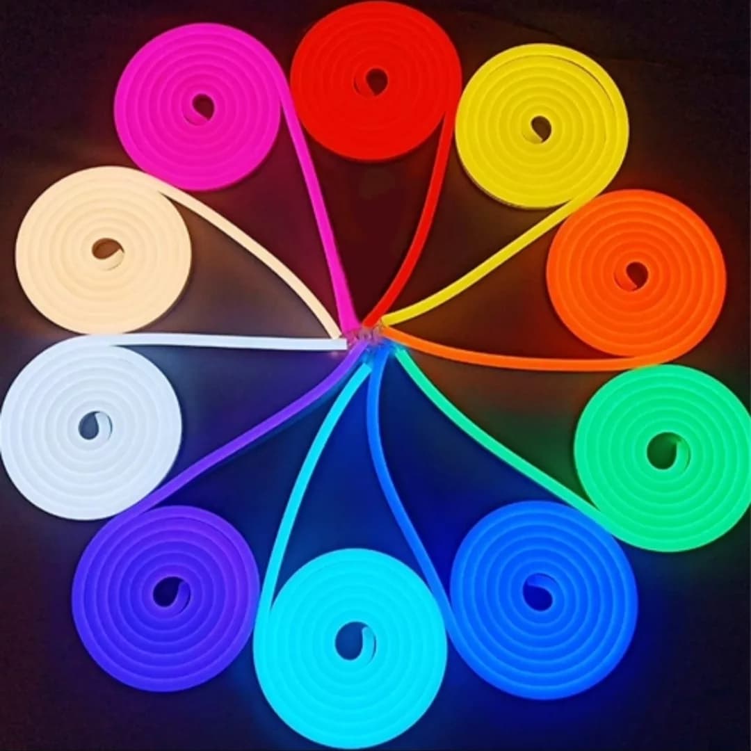 ریسه نئون فلکسی کد 12v RGB مدل سولو آآ مرکوری طول 1 متر — تصویر ۳