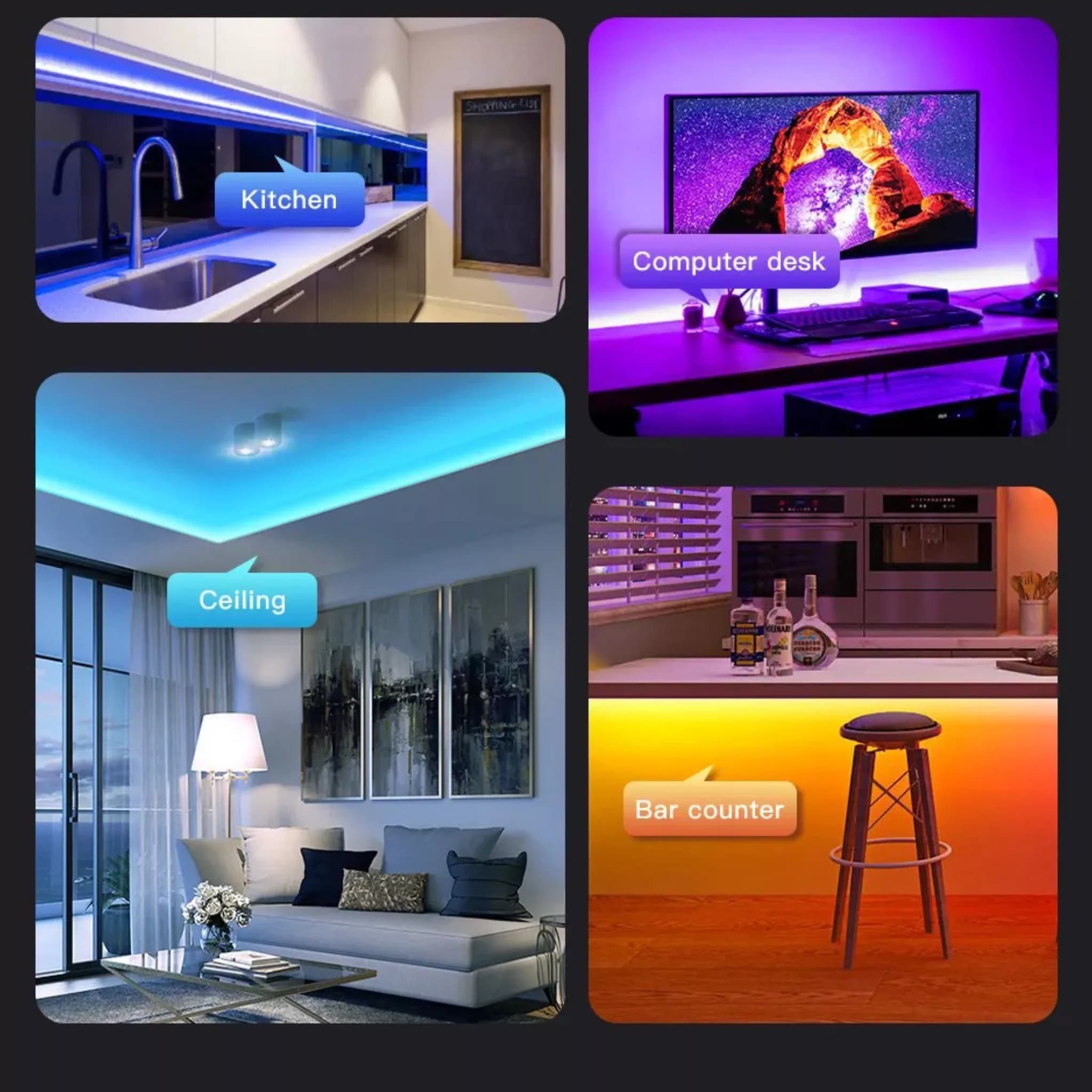 ریسه ال ای دی RGB مدل Modern.moods طول 5 متر — تصویر ۳