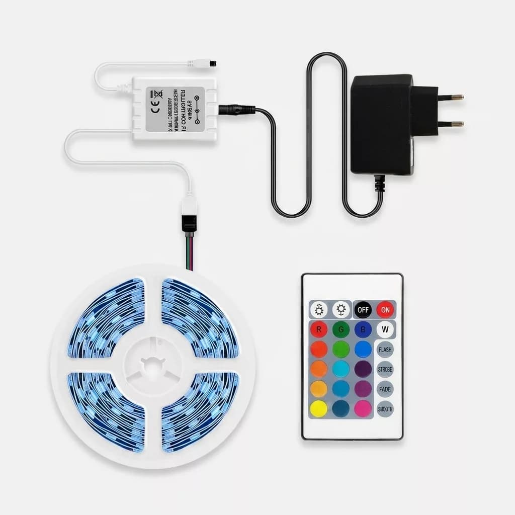 ریسه ال ای دی مدل RGB-remote طول 5 متر