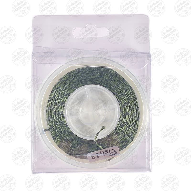 نخ لیدر کپوری ۲۰ متری Angry fish Leadcore 35LB Camo Green — تصویر ۲