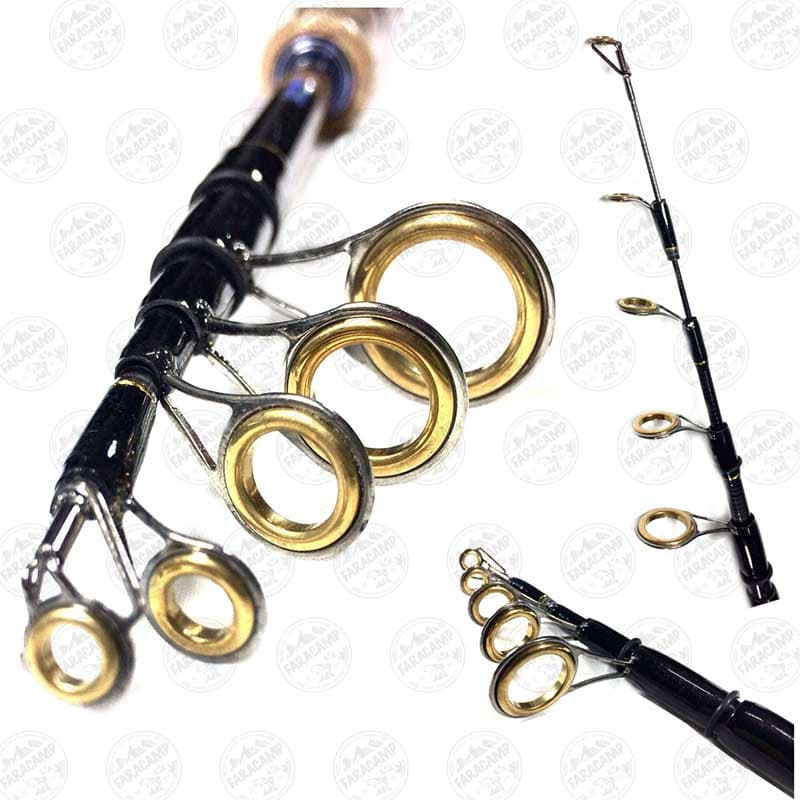 چوب ماهیگیری (لنسر) SHIMANO، کربن، CATANA 270، اکشن ۱۵-۴۰ گرم — تصویر ۸