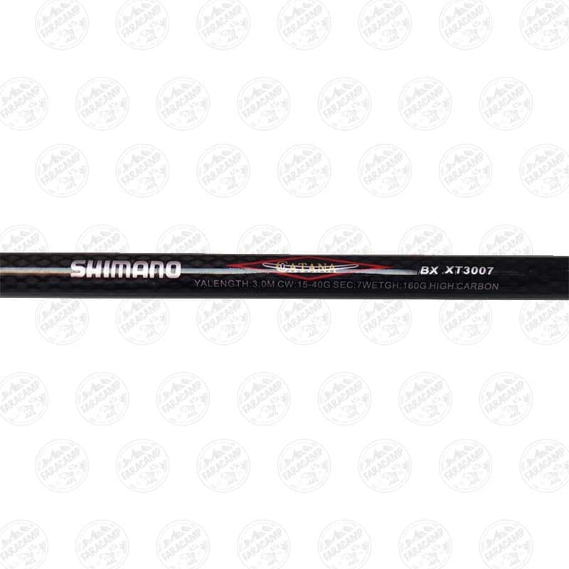 چوب ماهیگیری (لنسر) SHIMANO، کربن، CATANA 270، اکشن ۱۵-۴۰ گرم — تصویر ۳