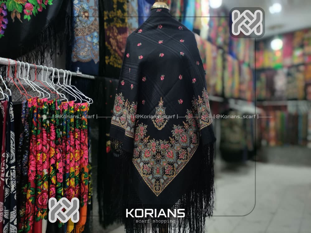 روسری ترکمن مدل دلار کد Rw8671 — تصویر ۴