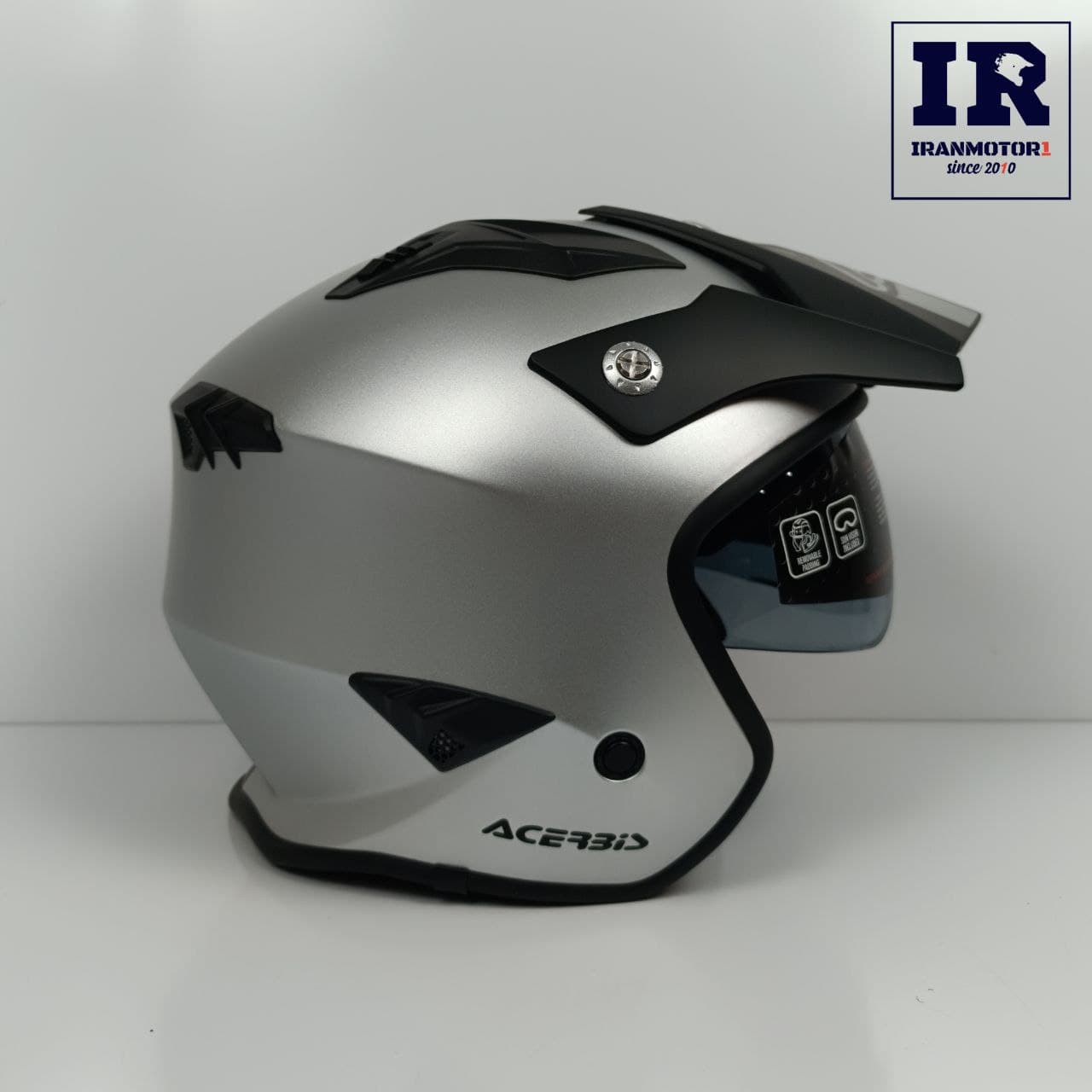 کلاه کاسکت بدون فک اورجینال اکربیس acerbis استیل — تصویر ۵