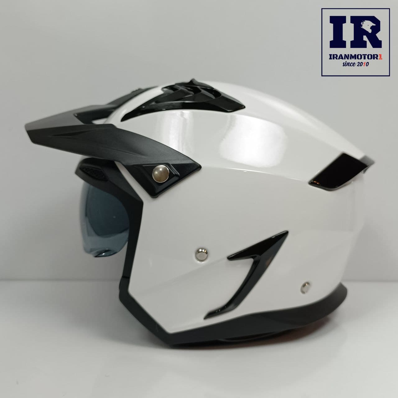 کلاه کاسکت فک جدا شونده راپیدو RAPIDO کد 890 – سفید — تصویر ۵
