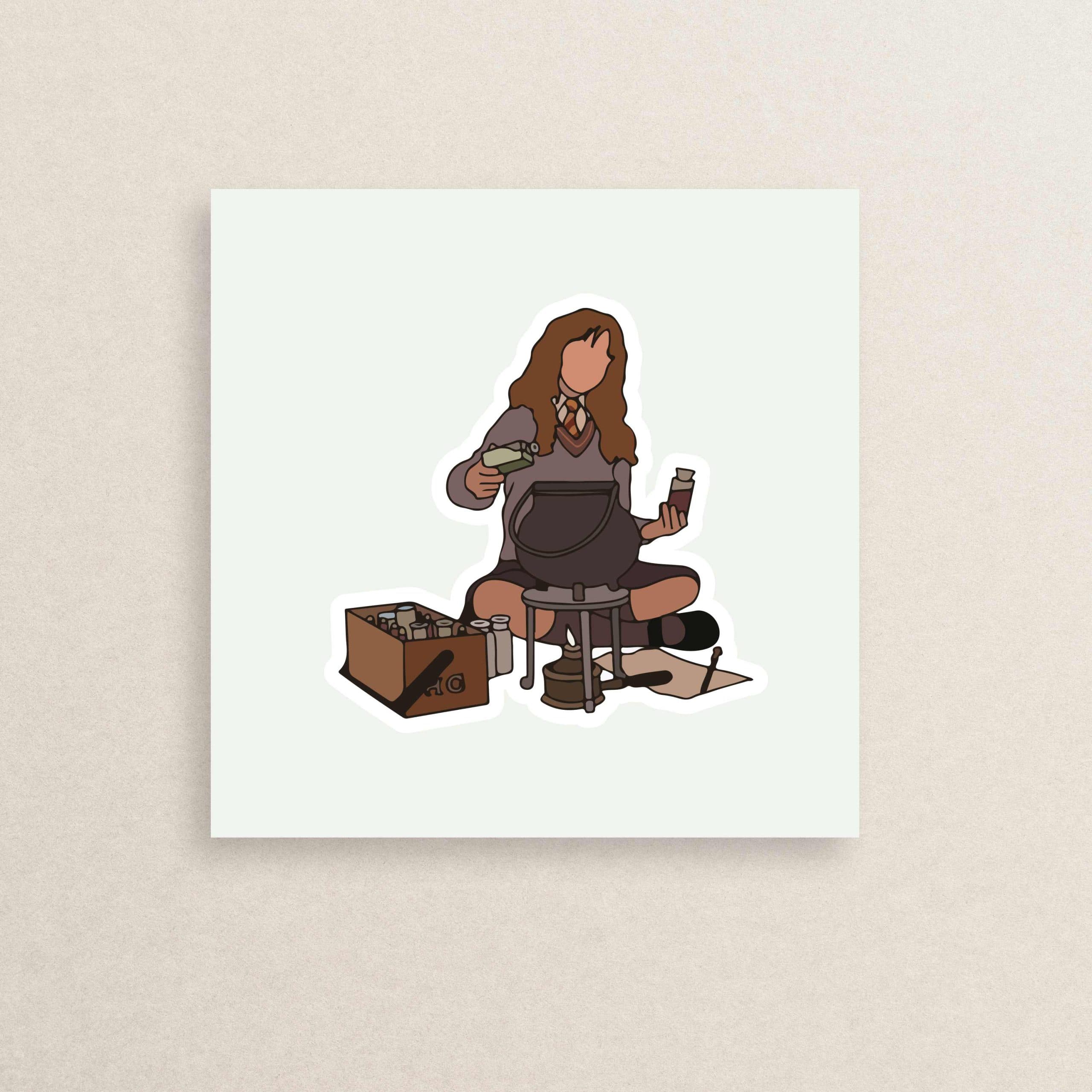 استیکر هری پاتر – هرماینی 12 | 12 Harry potter – Hermione Granger sticker