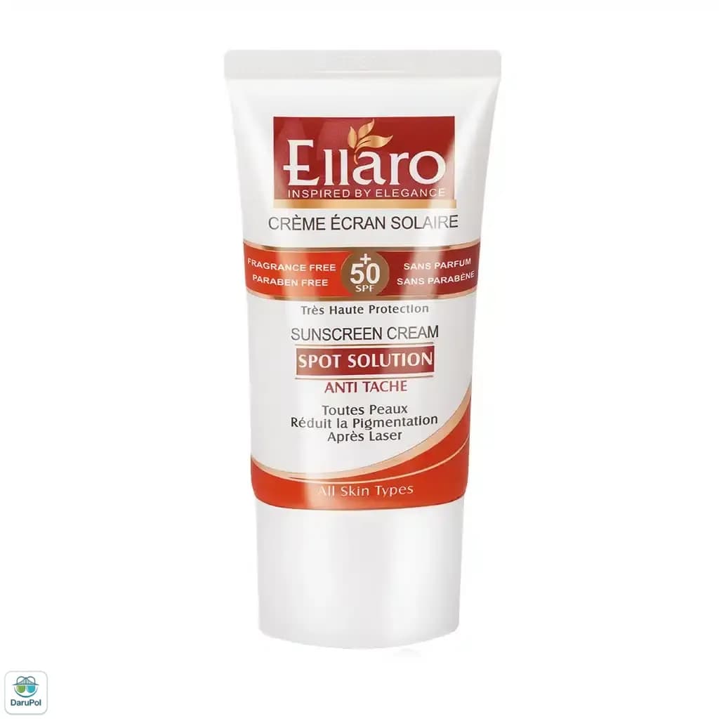 کرم ضد آفتاب اسپات سولوشن الارو مناسب انواع پوست (SPF50) — تصویر ۴