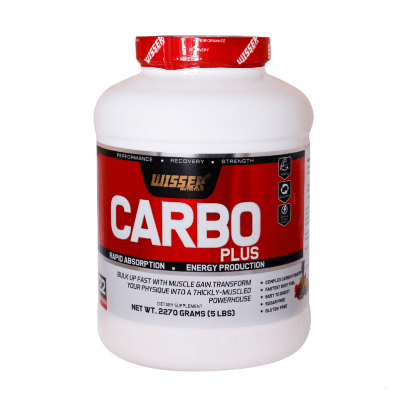 پودر کربو پلاس ویثر 2270 گرم آلبالویی Wisser Carbo Plus Powder 2270 g — تصویر ۳