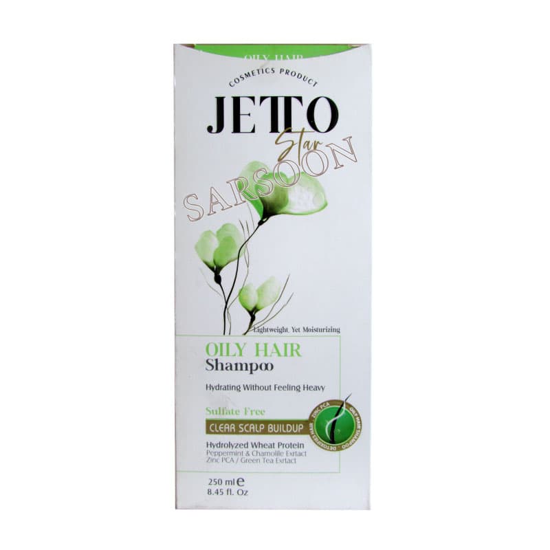 شامپو مناسب موهای چرب ژتو استار-فاقد سولفات Oily Hair Shampoo Jetto Star-Sulfate Free