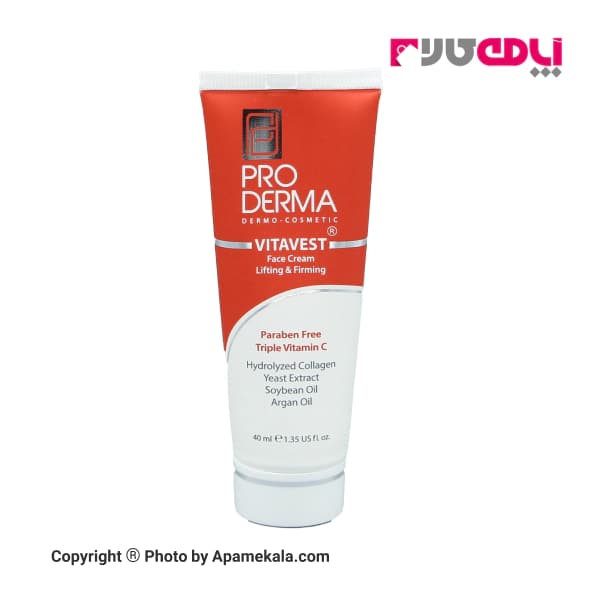 کرم ضد چروک و سفت کننده پوست برند پرودرما PRO DERMA مدل LIFTING & FIRMING
