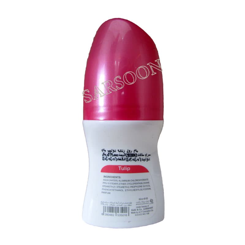 رول ضد تعریق زنانه مای مدل تولیپ My Tulip For Women Deo Roll-On 50 ml — تصویر ۲