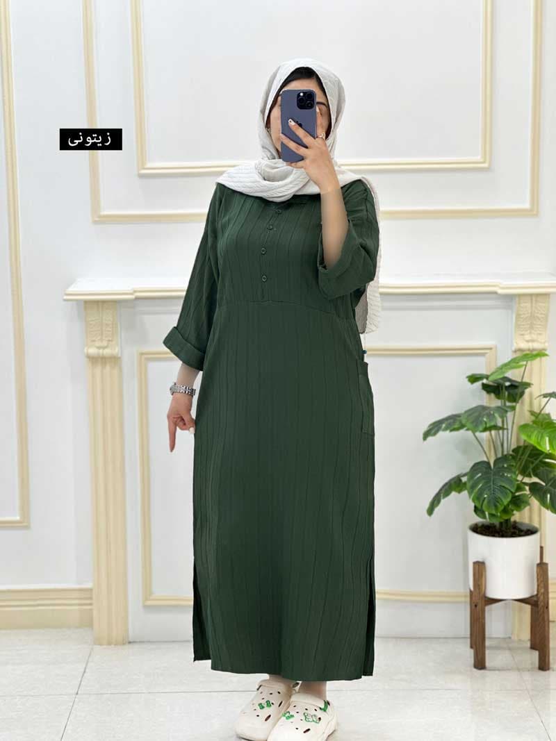 کفتان یقه مردانه تک جیب کد۳۲۴۴۵ — تصویر ۲
