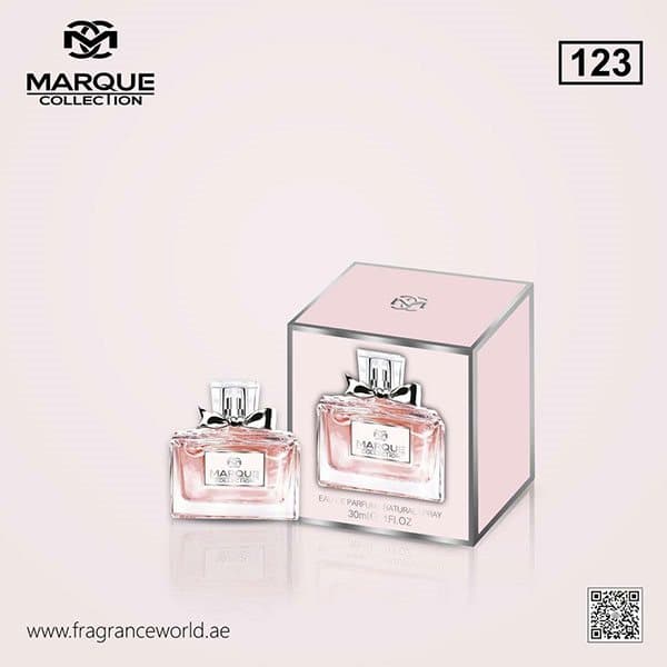 ادکلن زنانه میس بلوم Miss Bloom فراگرنس مارکویی کالکشن کد123(Miss Dior Blooming Bouquet) 25 میل — تصویر ۲