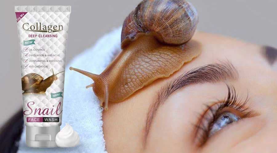 فوم شستشوی صورت کلاژن حلزون (فیس واش) 100 میل — تصویر ۳