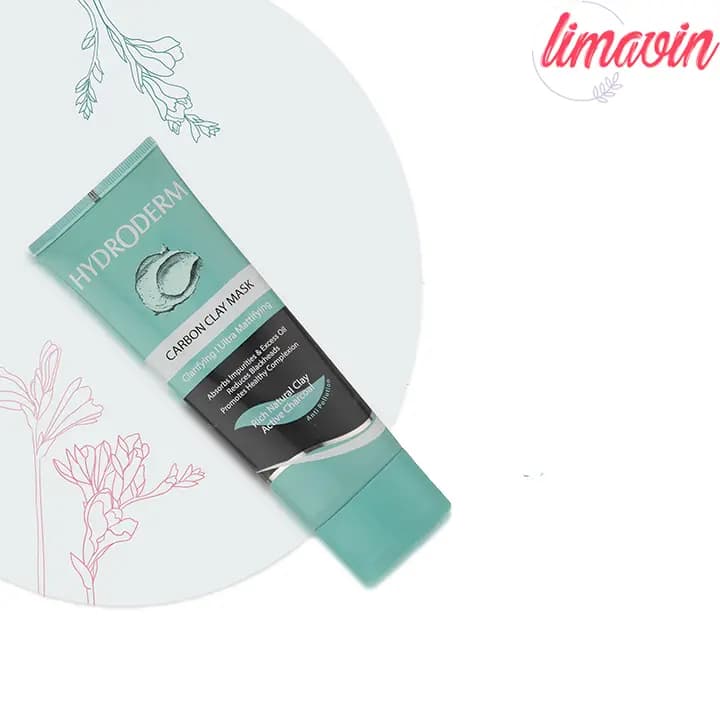 ماسک صورت هیدرودرم مدل Carbon clay مناسب پوست های چرب وزن 100 گرم — تصویر ۳