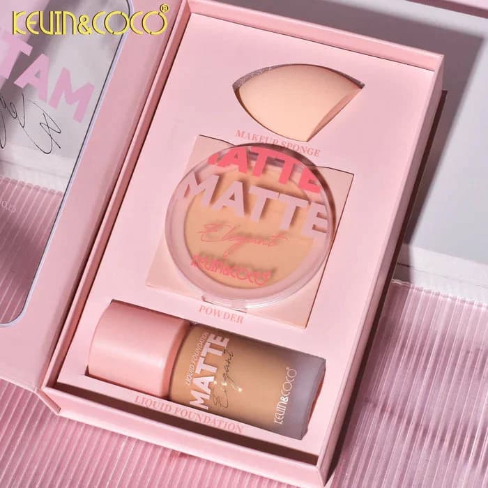 کیت آرایش مات Kevin & Coco Flawless — تصویر ۵