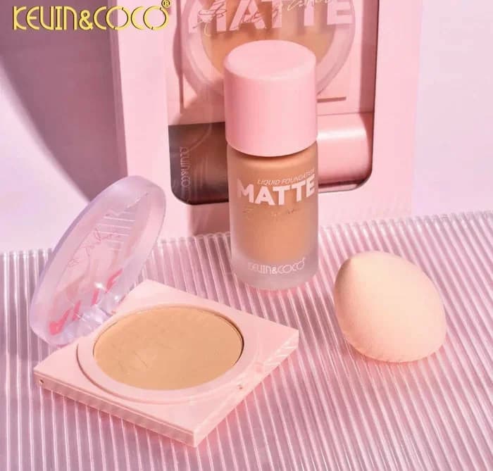 کیت آرایش مات Kevin & Coco Flawless — تصویر ۶