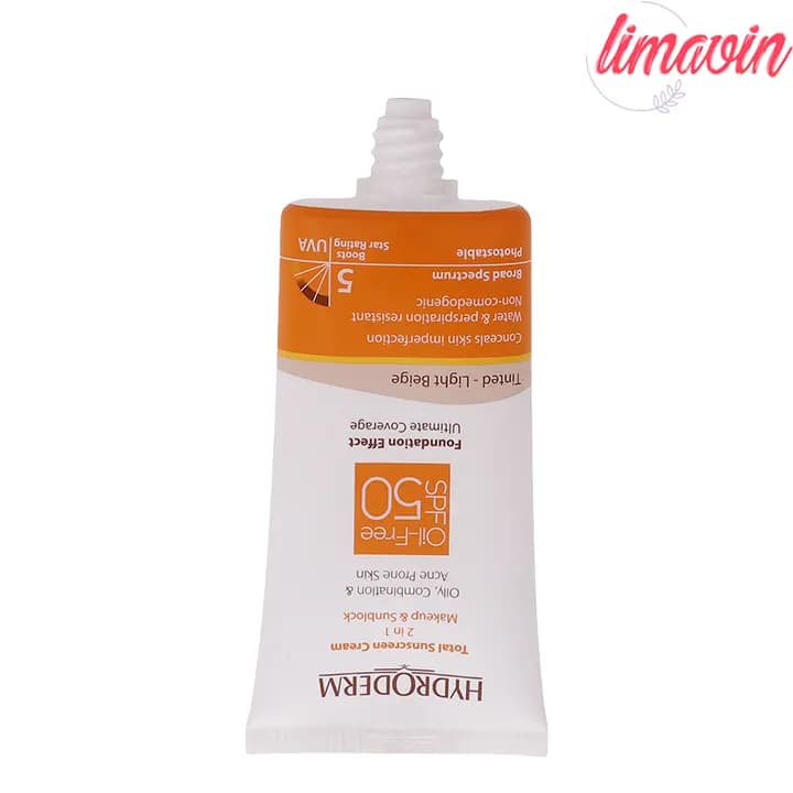 کرم ضدآفتاب هیدرودرم مدل Light Beige حجم 40 میلیلیتر — تصویر ۲