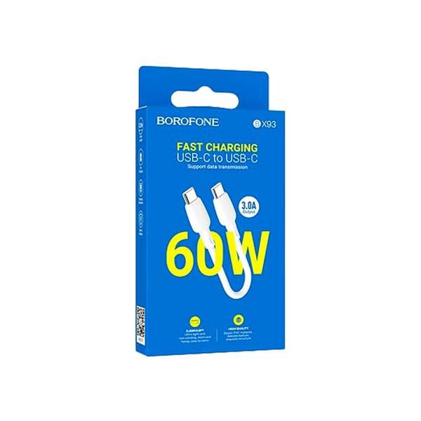 کابل دو سر تایپ سی پاور بانکی بروفون مدل BX93 طول 25cm — تصویر ۲