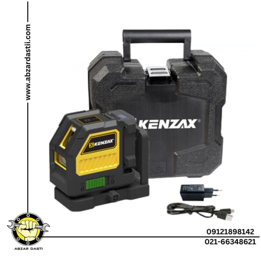 تراز لیزری دو خط سبز شارژی کنزاکس BMC کد 1144