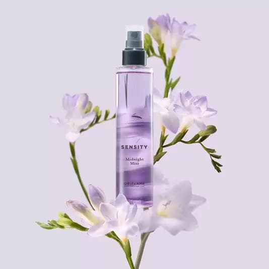 بادی اسپلش اوریفلیم ORIFLAME مدل کلونیا میدنایت میست بادی سنسیتی Sensity Spray Oriflame حجم 200 میلی لیتر — تصویر ۳