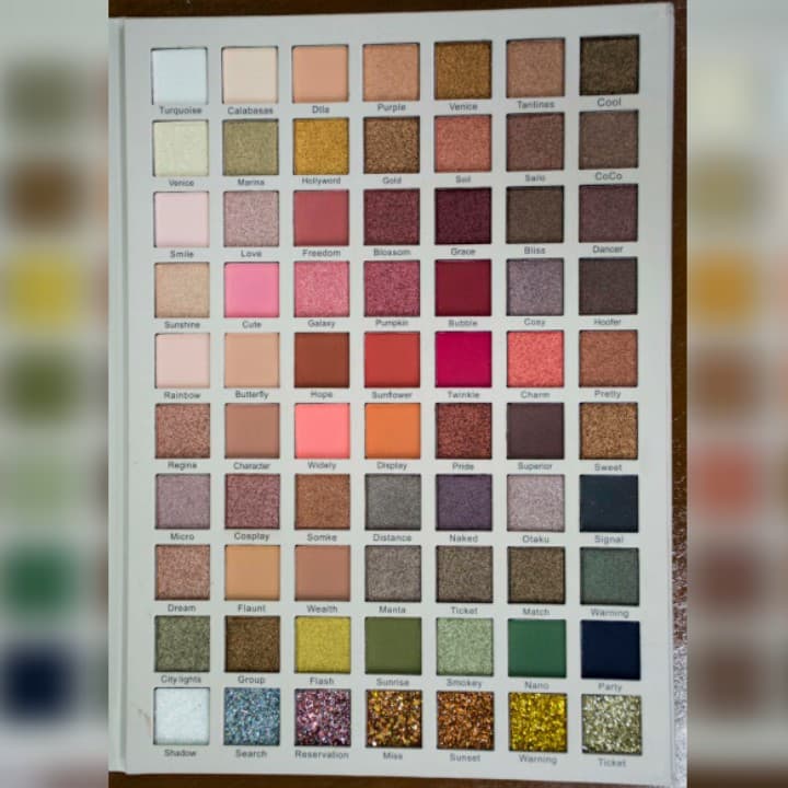 پالت سایه چشم آی گود کو IGOODCO مدل بیوتی اور دی beauty ever day بزرگ 70 رنگ — تصویر ۳