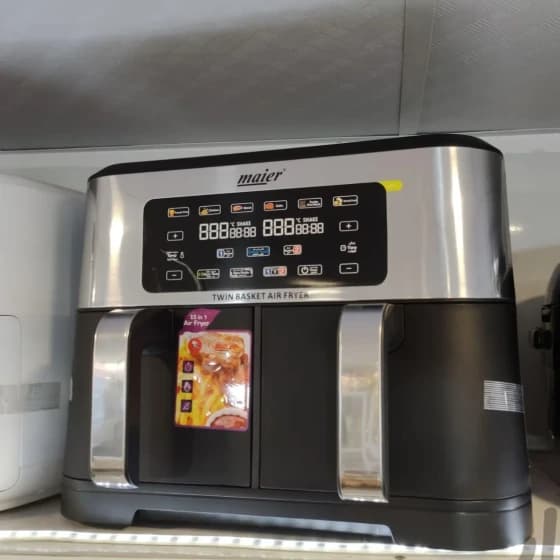 سرخ کن 12 لیتری دوقلو مایر مدل MR-915 — تصویر ۲