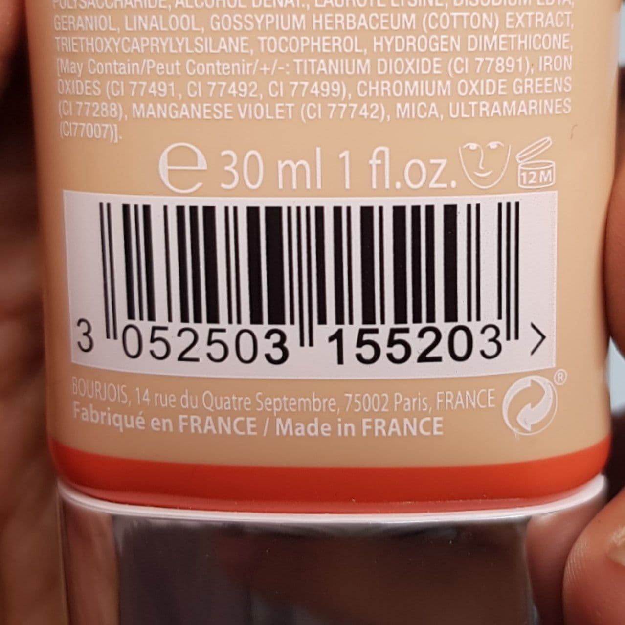 کرم پودر تیوپی بورژوا پاریس BOURJOIS paris مدل ایرمت air mat حجم 30 میلی لیتر — تصویر ۶