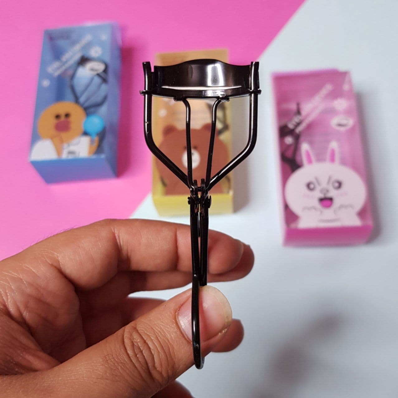 فرمژه اهرمی میشا MISSHA طرح جوجه، خرس و خرگوش بدون فنر — تصویر ۳