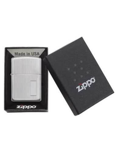 فندک زیپو نقره ای Zippo 350HP (CHROME/ENGINE TURNED) — تصویر ۵