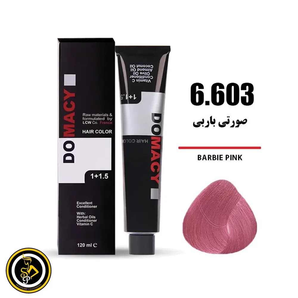 رنگ مو صورتی باربی دوماسی شماره 6.603