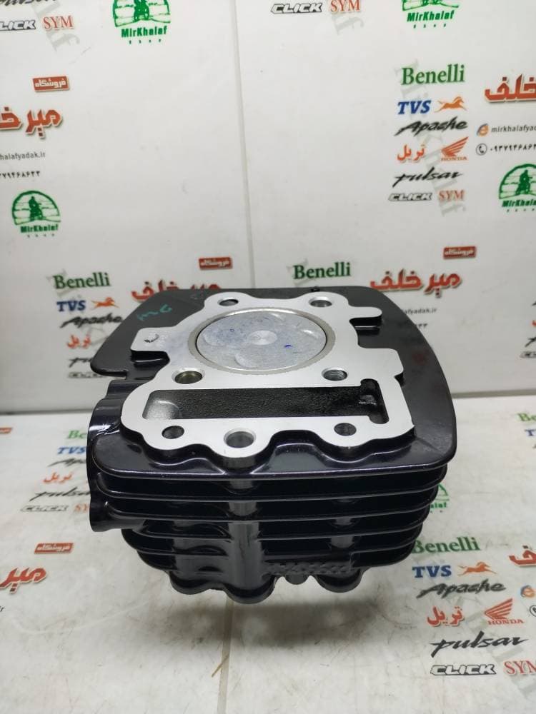 سیلندر و پیستون (پستان) کامل موتور پالس ls 135 ال اس اصلی — تصویر ۲