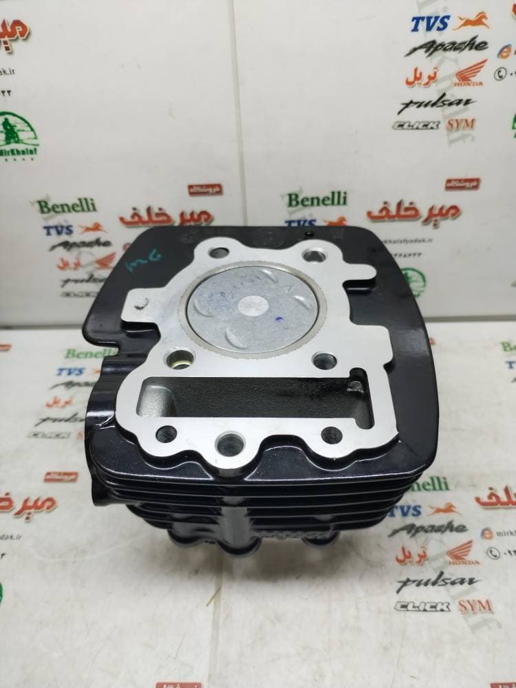 سیلندر و پیستون (پستان) کامل موتور پالس ls 135 ال اس اصلی — تصویر ۳