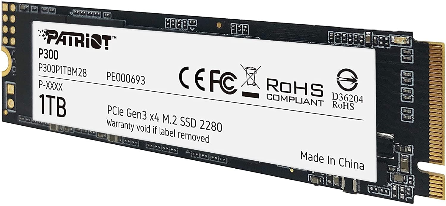 حافظه SSD اینترنال پاتریوت مدل P300 M.2 PCIe Gen 3×4 ظرفیت 1 ترابایت — تصویر ۳