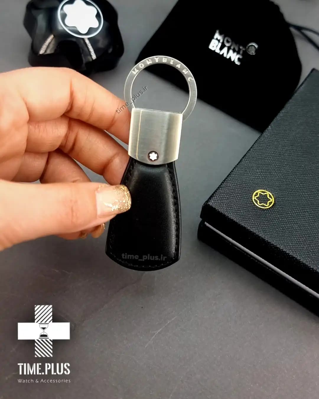 جاسوئیچی Montblanc مشکی — تصویر ۲